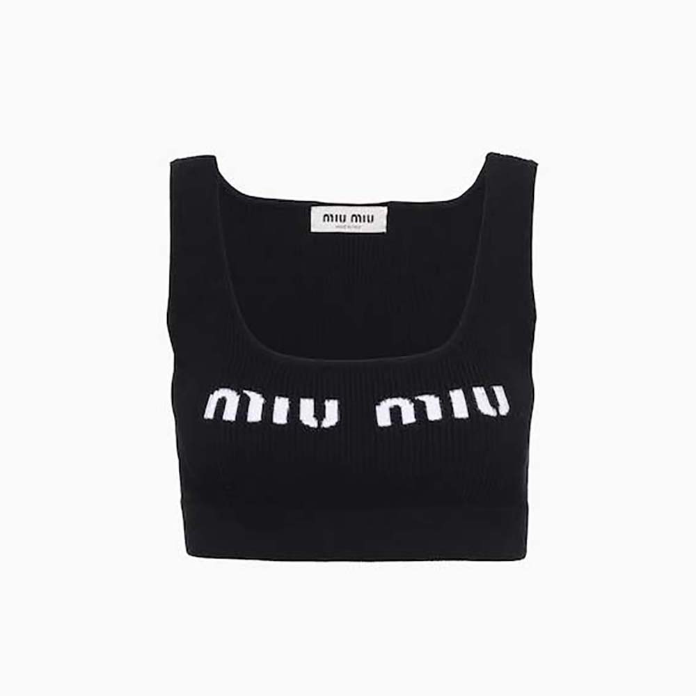 Miu Miu Women Velvet Mini Dress Black