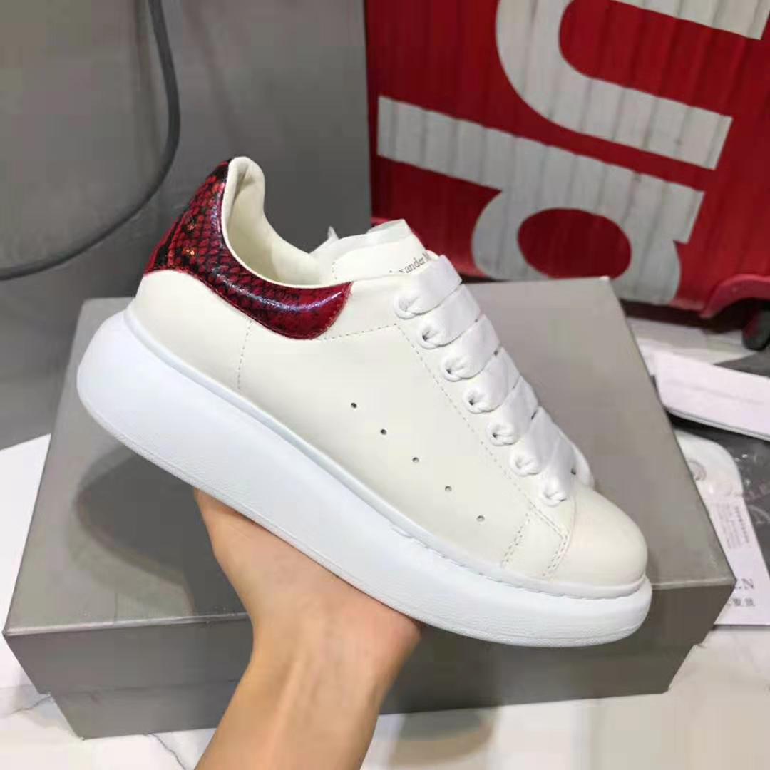 Alexander Mcqueen Men Oversized Sneaker White Smooth Calfskin Leather Sneaker 6 Alexander Mcqueen Men Oversized Sneaker White Smooth Calfskin Leather Sneaker - Image 6