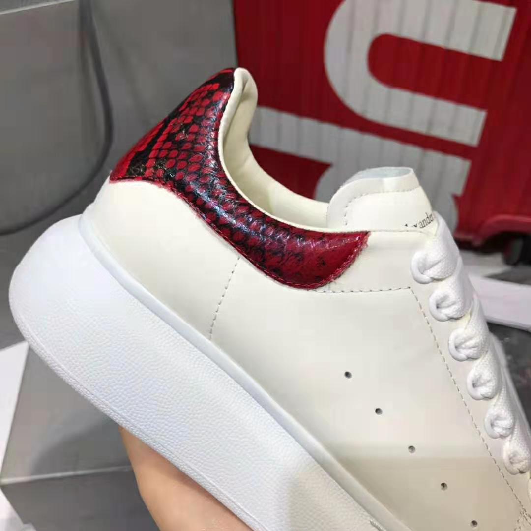 Alexander Mcqueen Men Oversized Sneaker White Smooth Calfskin Leather Sneaker 8 Alexander Mcqueen Men Oversized Sneaker White Smooth Calfskin Leather Sneaker - Image 8