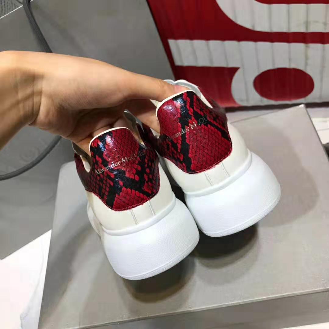 Alexander Mcqueen Men Oversized Sneaker White Smooth Calfskin Leather Sneaker 7 Alexander Mcqueen Men Oversized Sneaker White Smooth Calfskin Leather Sneaker - Image 7