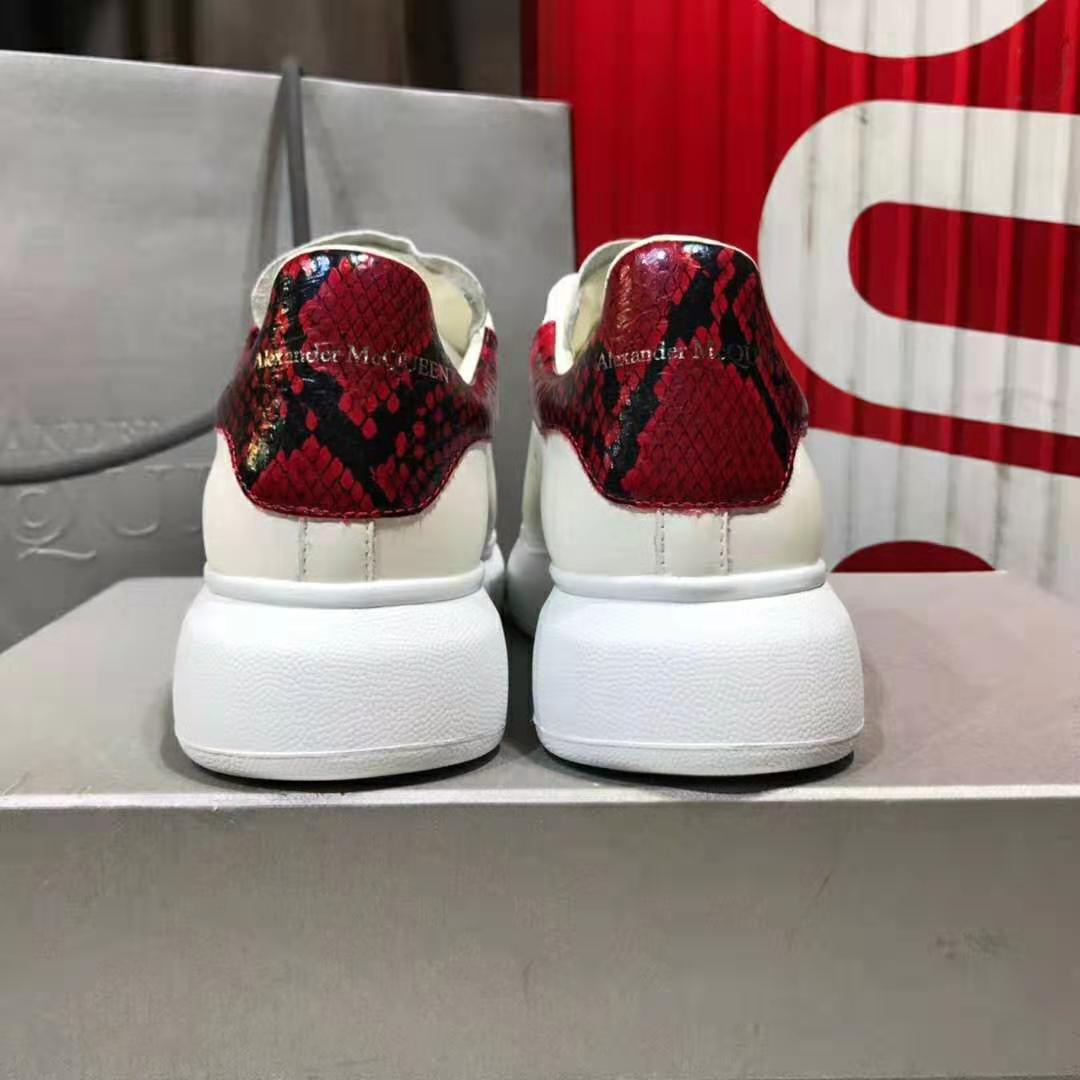 Alexander Mcqueen Men Oversized Sneaker White Smooth Calfskin Leather Sneaker 4 Alexander Mcqueen Men Oversized Sneaker White Smooth Calfskin Leather Sneaker - Image 4