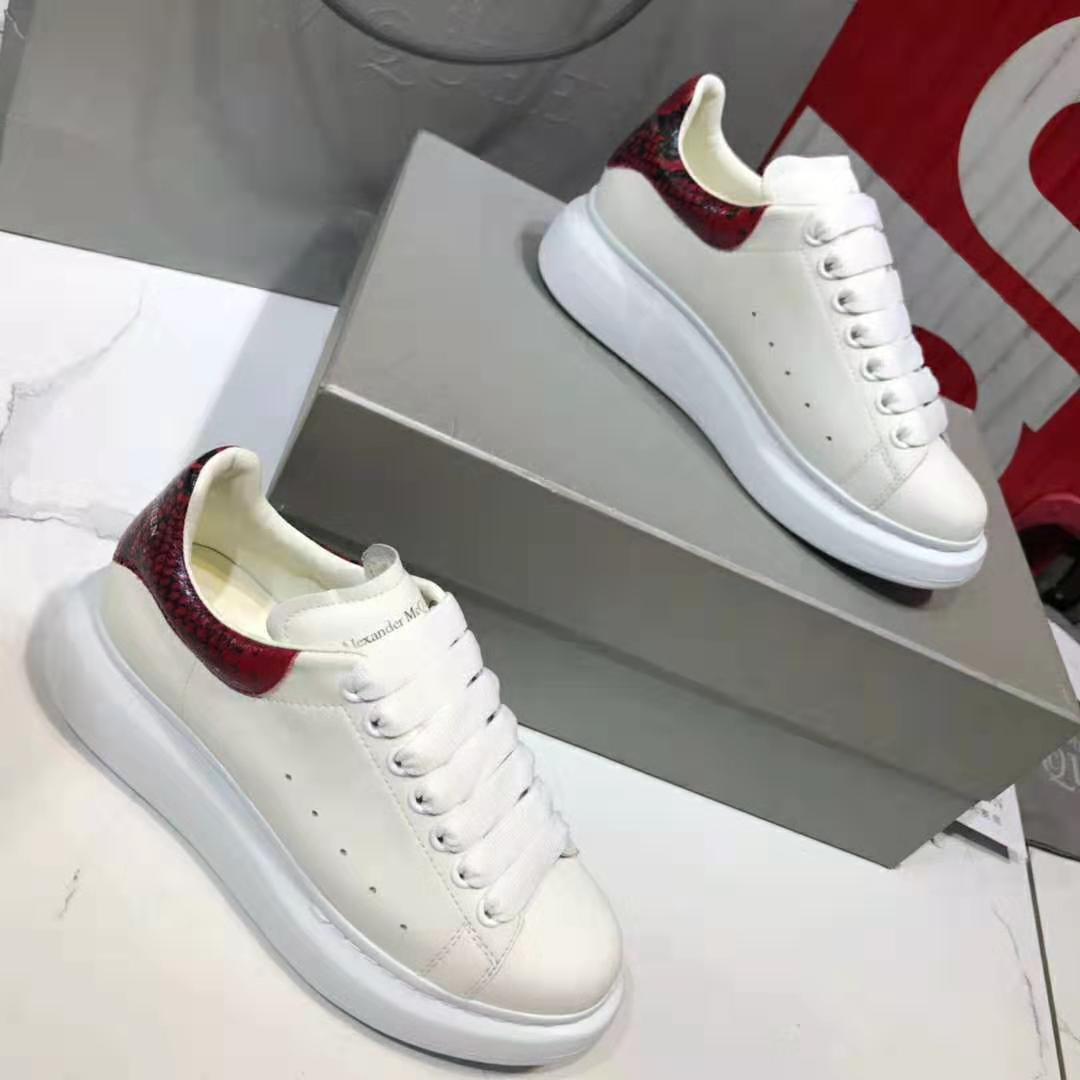 Alexander Mcqueen Men Oversized Sneaker White Smooth Calfskin Leather Sneaker 2 Alexander Mcqueen Men Oversized Sneaker White Smooth Calfskin Leather Sneaker - Image 2