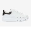 Alexander Mcqueen Men Oversized Sneaker with Silver Hammered Studs Shoes White 11 Alexander Mcqueen Men Oversized Sneaker with Silver Hammered Studs Shoes White