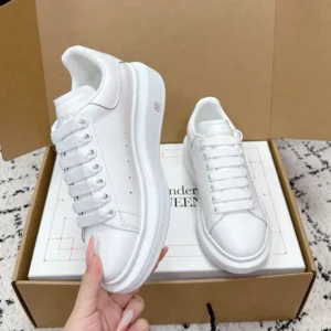 Alexander Mcqueen Unisex Oversized Sneaker Shoes White