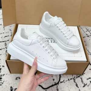 Alexander Mcqueen Unisex Oversized Sneaker Shoes White