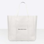 Balenciaga Everyday Tote M Calfskin with Handles-White
