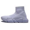 Balenciaga Unisex Stretch Mesh High Top Sneakers-White