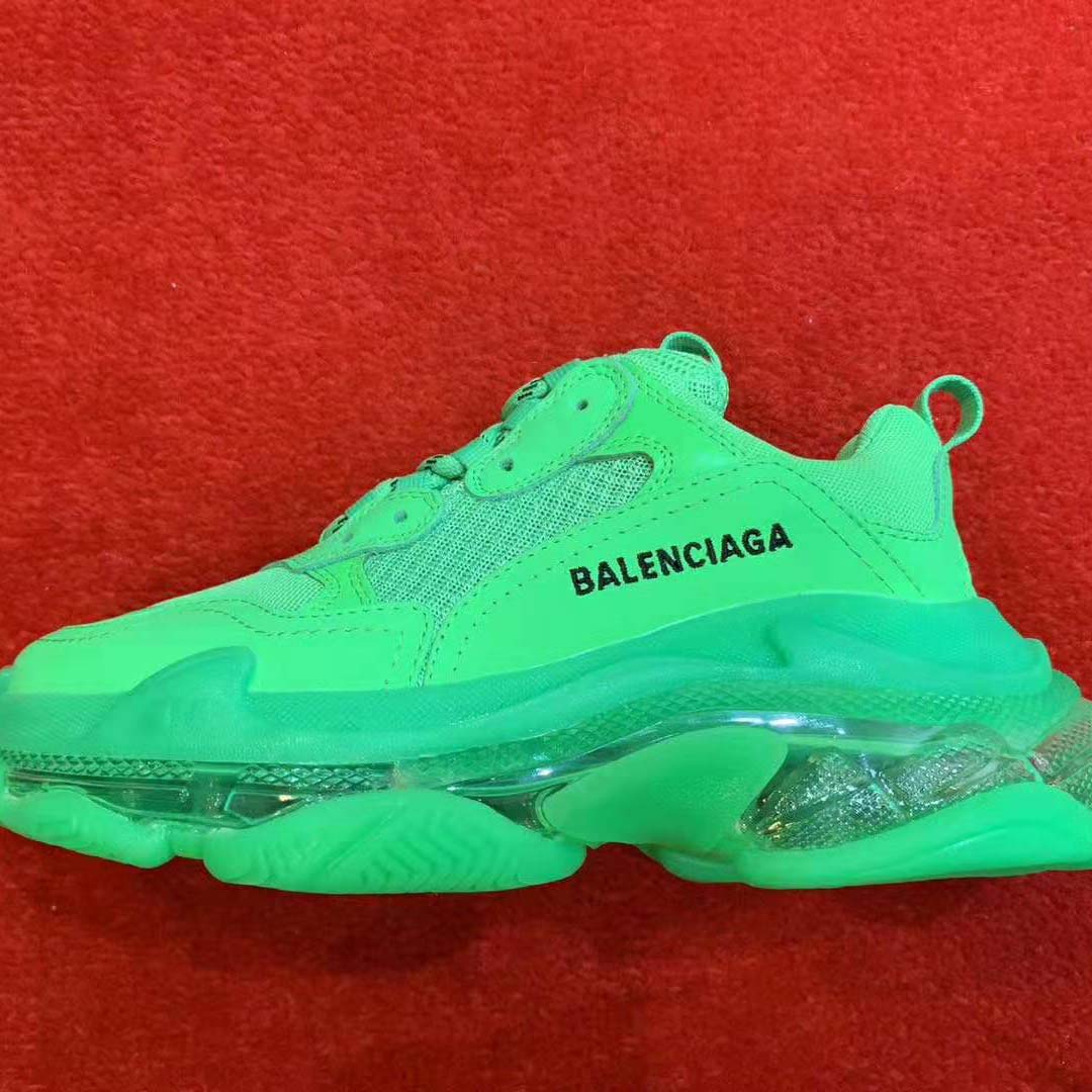 Balenciaga Unisex Triple S Clear Sole Trainers Oversized Multimaterial Sneakers 6 Balenciaga Unisex Triple S Clear Sole Trainers Oversized Multimaterial Sneakers - Image 6