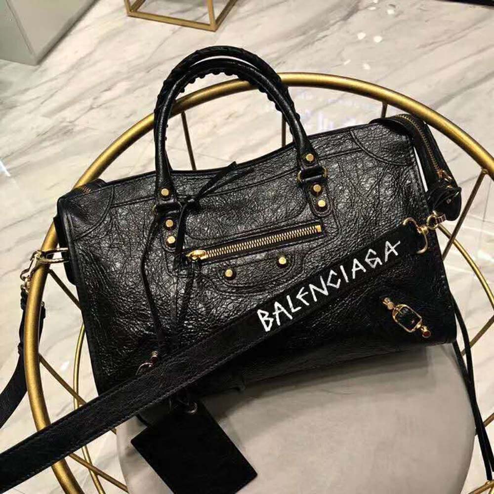 Balenciaga Women Classic Gold City S-Black 4 Balenciaga Women Classic Gold City S-Black - Image 4