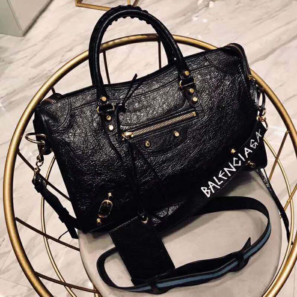 Balenciaga Women Classic Gold City S-Black 2 Balenciaga Women Classic Gold City S-Black - Image 2