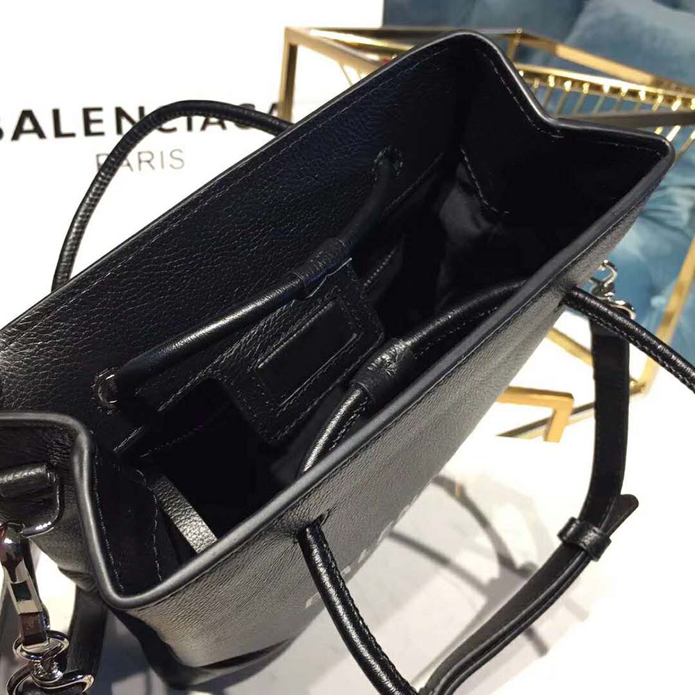 Balenciaga Women Shooping Tote XXS Small Natural Grain Calfskin-Black 6 Balenciaga Women Shooping Tote XXS Small Natural Grain Calfskin-Black - Image 6