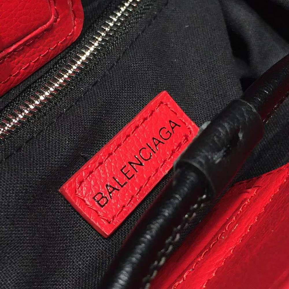 Balenciaga Women Shooping Tote XXS Small Natural Grain Calfskin-Red 7 Balenciaga Women Shooping Tote XXS Small Natural Grain Calfskin-Red - Image 7