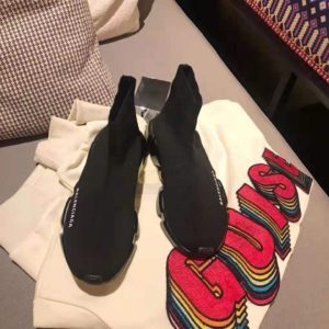 balenciaga speed trainer black womens