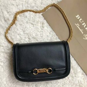 Burberry fashion leather link bag