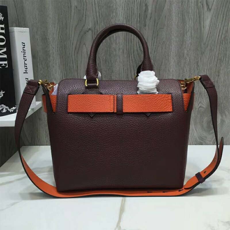 Burberry Women The Medium Leather Belt Bag-Maroon 4 Burberry Women The Medium Leather Belt Bag-Maroon - Image 4