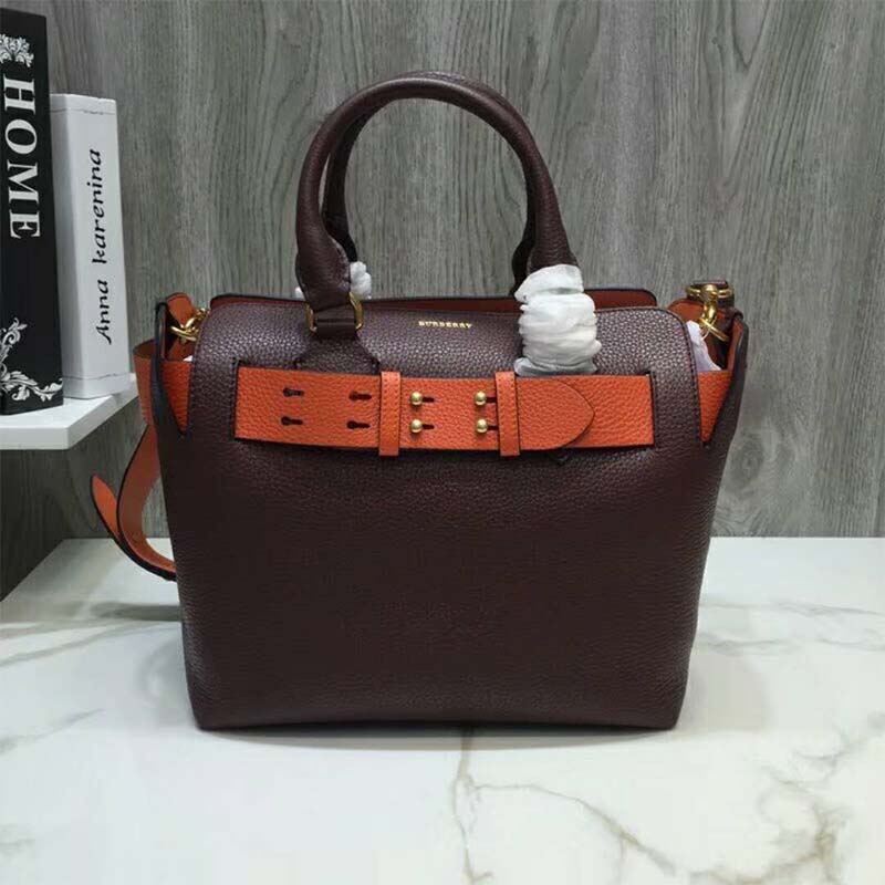 Burberry Women The Medium Leather Belt Bag-Maroon 3 Burberry Women The Medium Leather Belt Bag-Maroon - Image 3