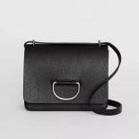 Burberry Women The Small Leather D-Ring Bag-Black