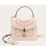 Bvlgari Women Serpenti Forever Crossbody Bag Pop Wishes in Pink
