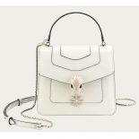 Bvlgari Women Serpenti Forever Crossbody Bag Pop Wishes in White