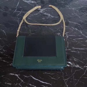 Celine Frame Evening Clutch on Chain