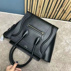 Micro luggage handbag 2024 in smooth calfskin