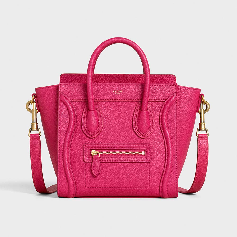 celine-women-nano-luggage-bag-in-drummed-calfskin-rose