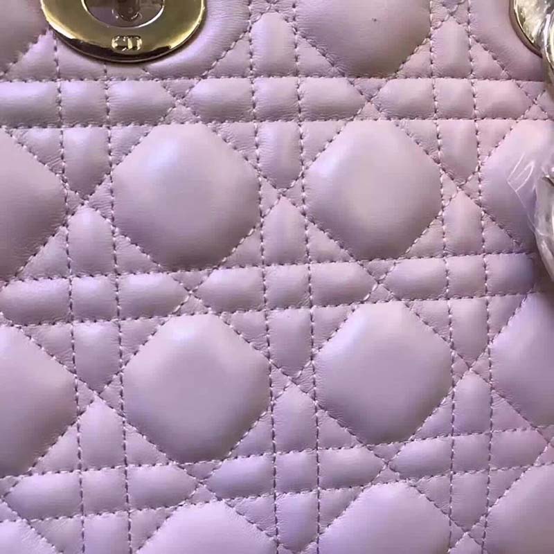 Dior My Lady Dior Bag in Cannage Lambskin-Pink 9 Dior My Lady Dior Bag in Cannage Lambskin-Pink - Image 9