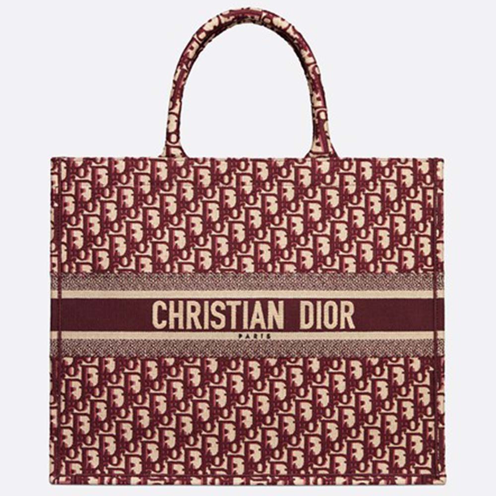 red dior oblique canvas