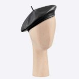 Dior Women Dior Dream Leather Beret-Black