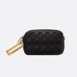 Dior Women Diorquake Clutch in Black Lambskin-Black