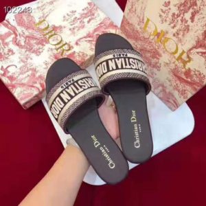 Dior cotton online mule