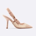 Dior Women J'adior Plumetis Slingback Pump Strass 10cm Heel-Sandy