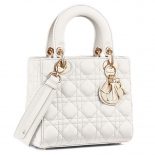 Dior Women MY ABCDIOR Lambskin Personalize Bag-White