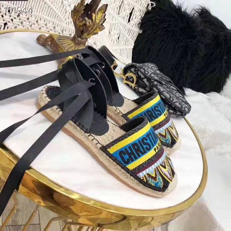 Christian dior 2024 espadrilles sandals