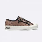 Dior Women Shoes Walkndior Plumetis Sneaker 5cm Heel-Brown