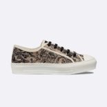 Dior Women Walk'n'Dior Sneaker Embroidered With Toile De Jouy