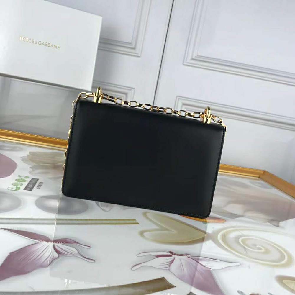 Dolce Gabbana D&G Women DG Girls Shoulder Bag Nappa Leather-Black 4 Dolce Gabbana D&G Women DG Girls Shoulder Bag Nappa Leather-Black - Image 4
