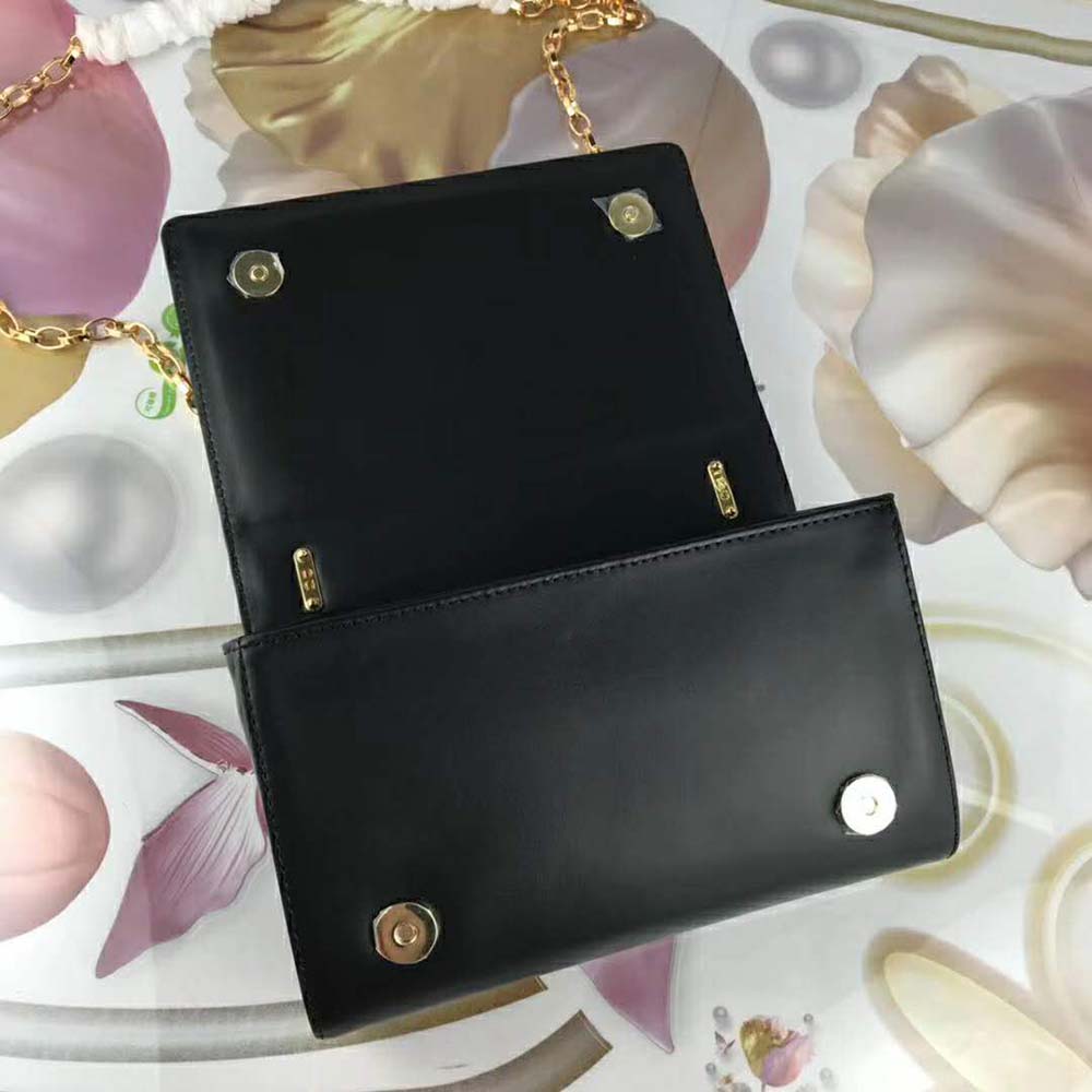 Dolce Gabbana D&G Women DG Girls Shoulder Bag Nappa Leather-Black 5 Dolce Gabbana D&G Women DG Girls Shoulder Bag Nappa Leather-Black - Image 5