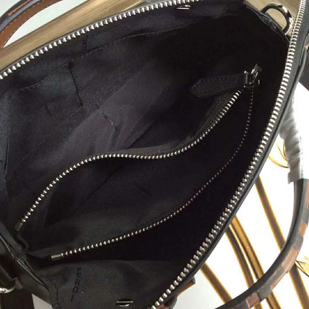 Fendi Women By the Way Regular Leather Boston Bag-Black 7 Fendi Women By the Way Regular Leather Boston Bag-Black - Image 7