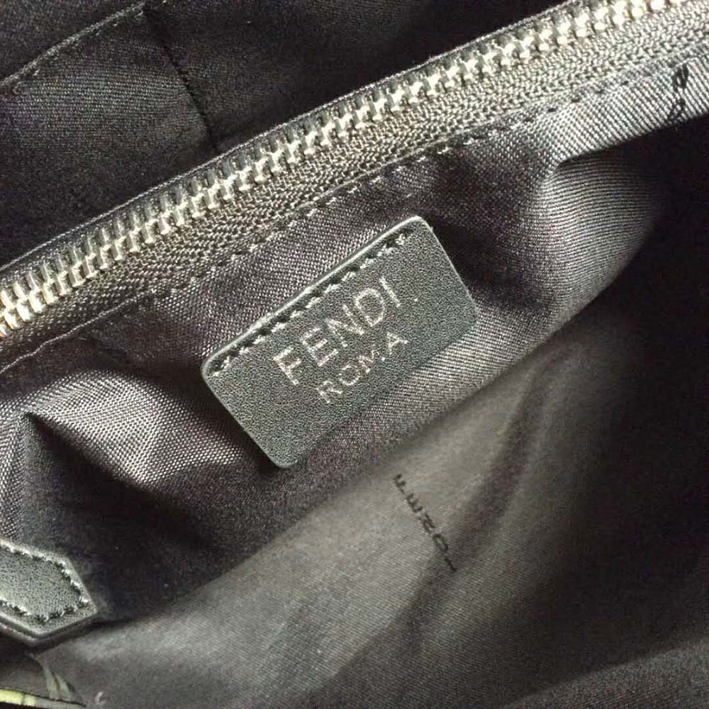 Fendi Women By the Way Regular Leather Boston Bag-Black 10 Fendi Women By the Way Regular Leather Boston Bag-Black - Image 10
