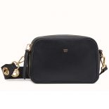 Fendi Women Camera Case Leather Bag-Black