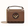 Fendi Women KAN I F Small Black Leather Mini-Bag in Calf 11 Fendi Women KAN I F Small Black Leather Mini-Bag in Calf