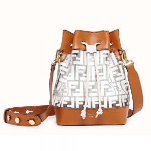 Fendi Women MON TRESOR Bag in PU-White