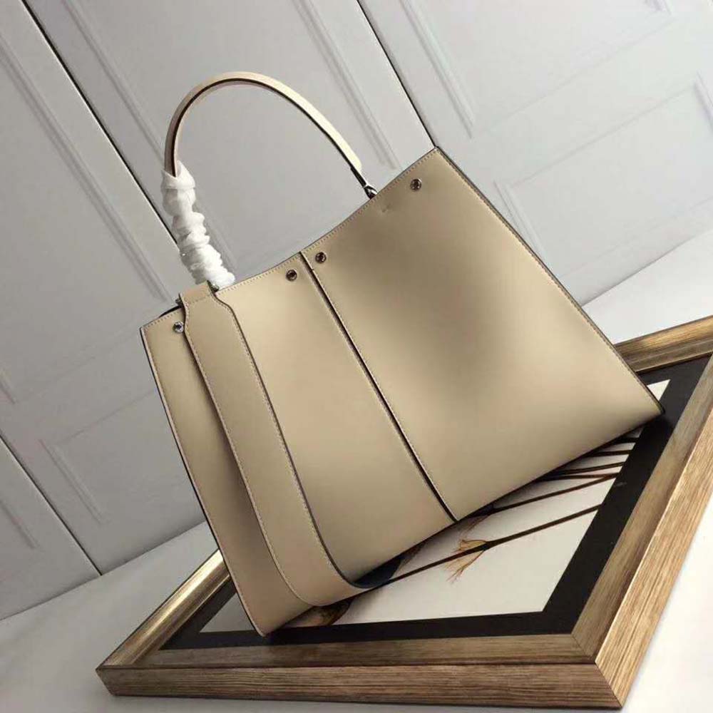 Fendi Women Peekaboo X-Lite Regular-White 5 Fendi Women Peekaboo X-Lite Regular-White - Image 5