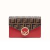 Fendi Women Wallet on Chain Red Leather Mini Bag