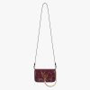 Givenchy Women Mini Pocket Bag in Diamond Quilted Leather-Maroon