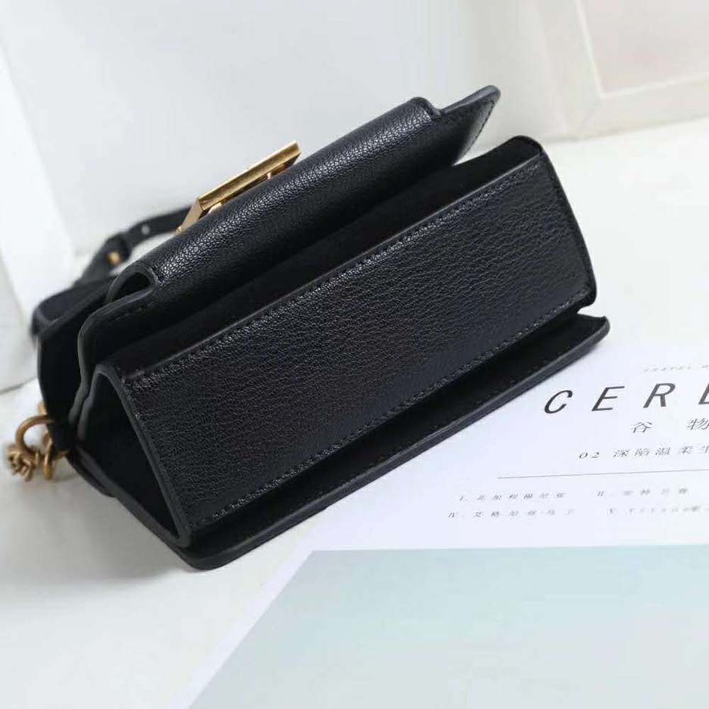 Givenchy Women Two-Toned Medium GV3 Bag Leather and Suede-Black 6 Givenchy Women Two-Toned Medium GV3 Bag Leather and Suede-Black - Image 6