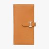 Hermes Medium Bearn Wallet in Epsom Calfskin Leather-Orange