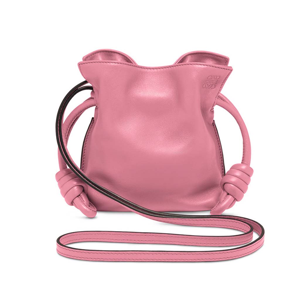 Loewe Women Flamenco Knot Mini Bag in Nappa Leather-Pink