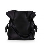 Loewe Women Flamenco Knot Small Bag Black in Nappa Leather